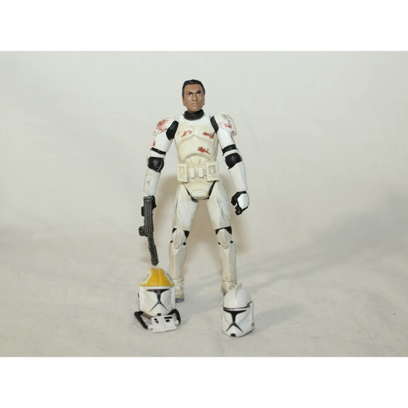 Star Wars Clone Trooper Pilot Legacy Evolutions TAC Blood Armor Figure bag 47 - Picture 3 of 8